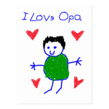 Amo Opa Tarjeta Postal