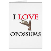 Amo oposums felicitación