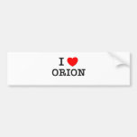 Amo Orión Etiqueta De Parachoque
