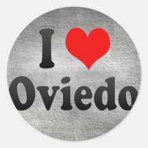 Amo Oviedo, España Pegatina