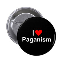 Amo paganismo (del corazón) pin