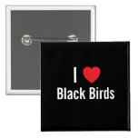 Amo pájaros negros pins