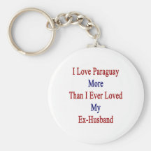 Amo Paraguay más que amé nunca mi ex Husba Llavero