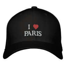 Amo París Gorra Bordada