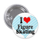 Amo patinaje artístico pin