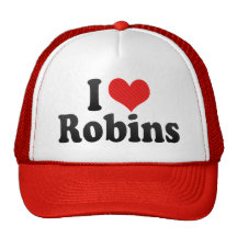 Amo petirrojos gorra