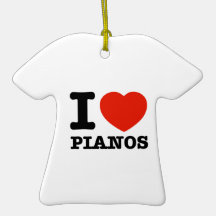Amo pianos adorno