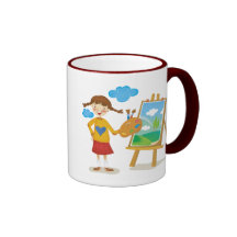 Amo pintar taza