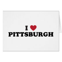 Amo Pittsburgh Pennsylvania Tarjeton