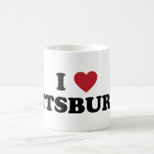 Amo Pittsburgh Pennsylvania Taza De Café