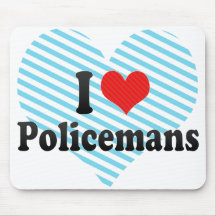 Amo Policemans Tapetes De Ratón