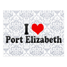 Amo Port Elizabeth, Suráfrica Tarjetas Postales