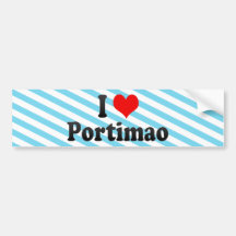 Amo Portimao, Portugal Pegatina De Parachoque