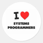 Amo programadores pegatina