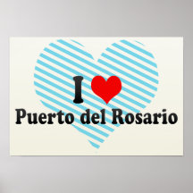 Amo Puerto del Rosario, España Posters