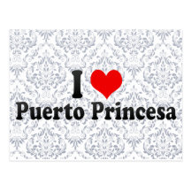 Amo Puerto Princesa, Filipinas Postal