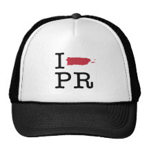 Amo Puerto Rico Gorras