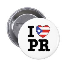Amo Puerto Rico Pin