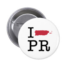 Amo Puerto Rico Pins