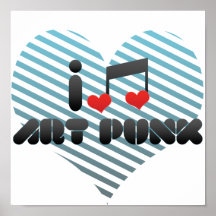 Amo punk del arte impresiones