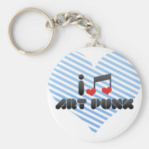 Amo punk del arte llavero
