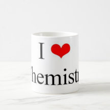Amo química taza de café