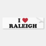 Amo Raleigh Carolina del Norte Etiqueta De Parachoque