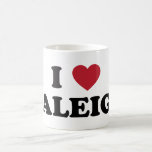 Amo Raleigh Carolina del Norte Taza De Café