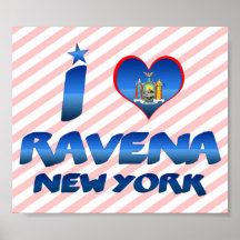 Amo Ravena, Nueva York Poster