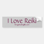 Amo Reiki Etiqueta De Parachoque