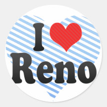 Amo Reno Pegatina