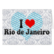 Amo Río de Janeiro, el Brasil Felicitaciones