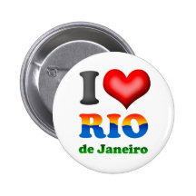 Amo Río de Janeiro, el Brasil la ciudad maravillos Pins