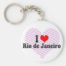 Amo Río de Janeiro, el Brasil Llaveros