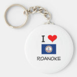 Amo Roanoke Virginia Llaveros