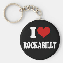 Amo Rockabilly Llavero