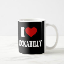 Amo Rockabilly Tazas De Café