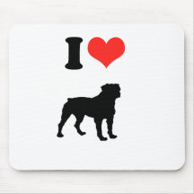 Amo Rottweilers Tapetes De Raton