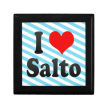 Amo Salto, el Brasil. Eu Amo O Salto, el Brasil Cajas De Regalo