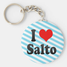 Amo Salto, el Brasil. Eu Amo O Salto, el Brasil Llavero Personalizado