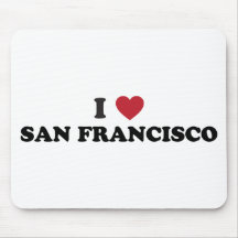 Amo San Francisco Alfombrillas De Raton