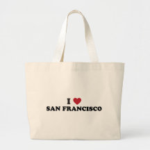 Amo San Francisco Bolsas Lienzo