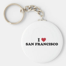 Amo San Francisco Llaveros Personalizados
