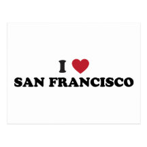 Amo San Francisco Postales