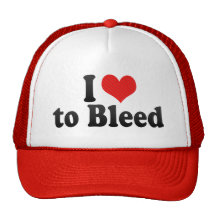 Amo sangrar gorras