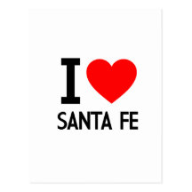Amo Santa Fe Tarjetas Postales