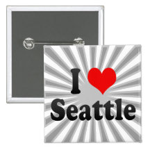 Amo Seattle, Estados Unidos Pins