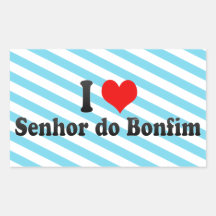 Amo Senhor hago Bonfim, el Brasil Rectangular Altavoz