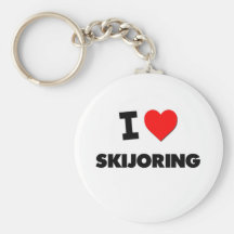 Amo Skijoring Llaveros