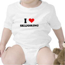 Amo Skijoring Trajes De Bebé